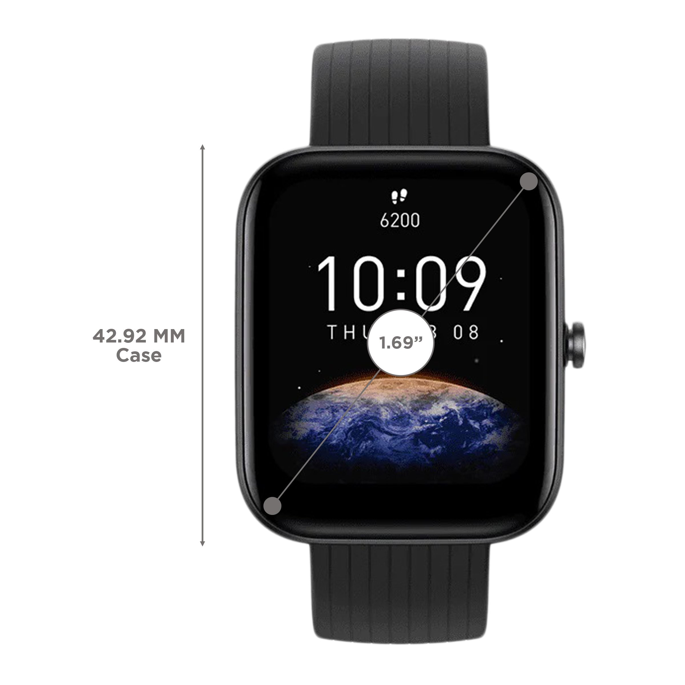 Buy Amazfit Bip 3 Smartwatch with Health Monitoring (42.92mm TFT